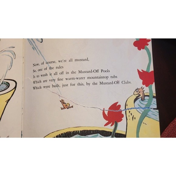 Vintage 1959 Dr Seuss Happy Birthday To You Hardcover Book Early Edition - Picture 9 of 9